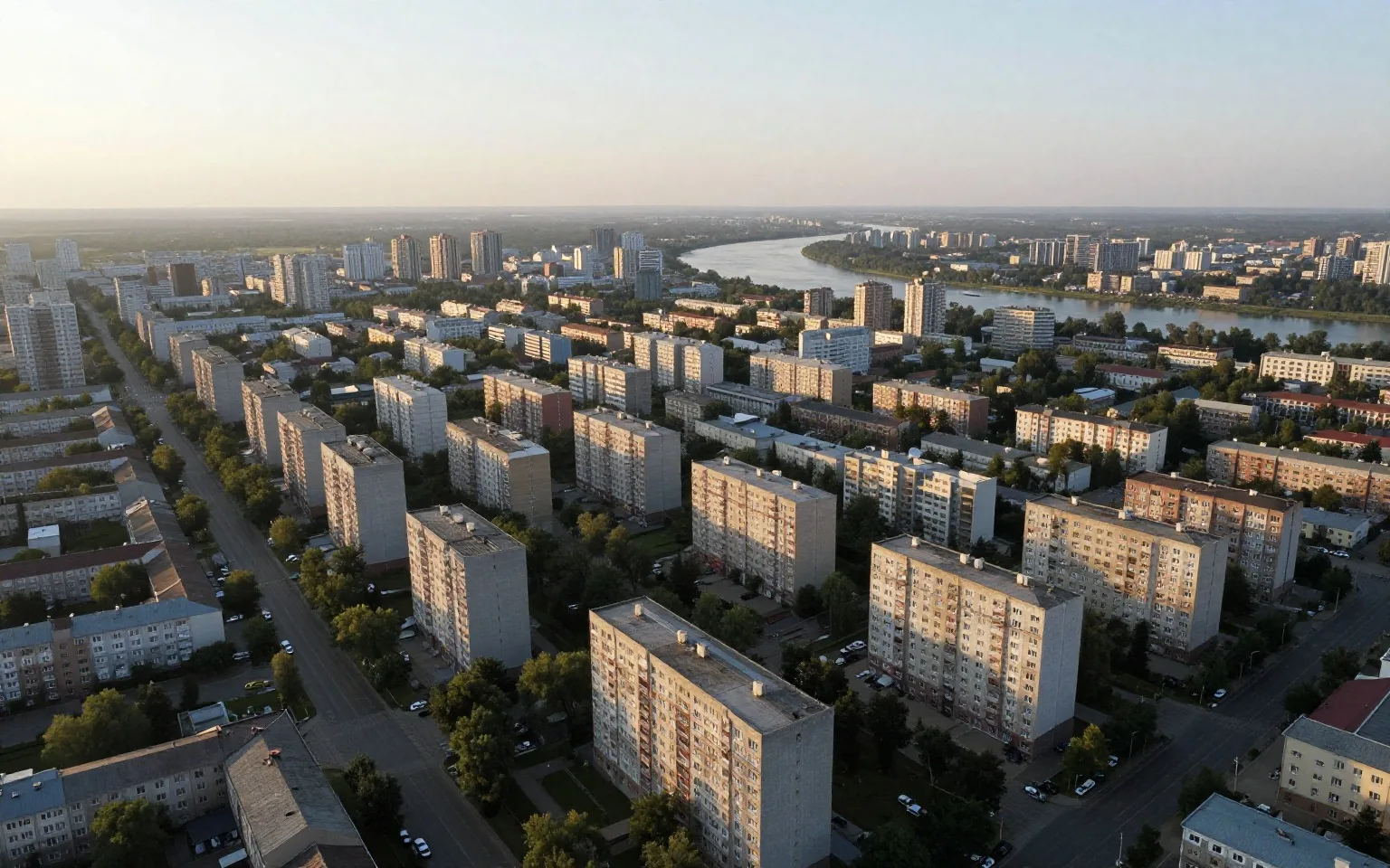 Краснодар с высоты: жилые кварталы